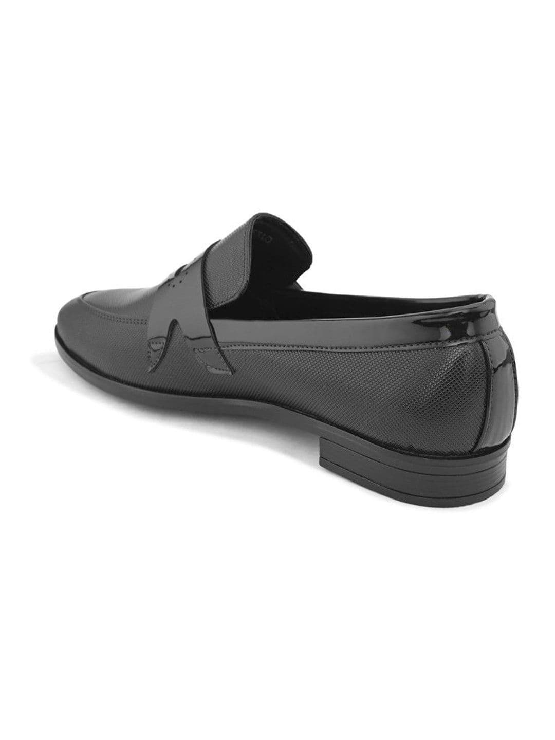 House of Pataudi Men Textured Loafers thumbnail 3