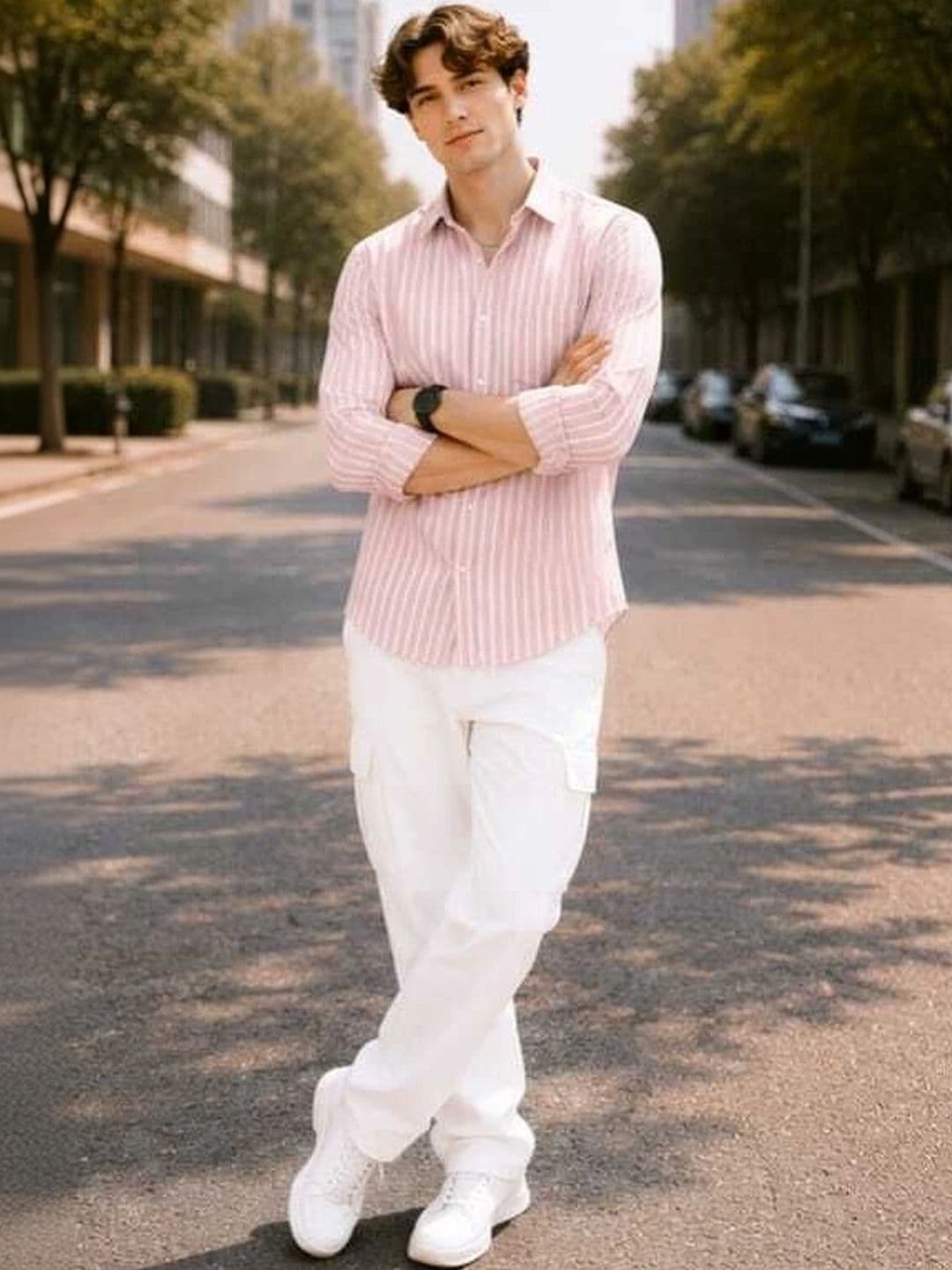 Vastravatika Men Striped Casual Shirt thumbnail 5