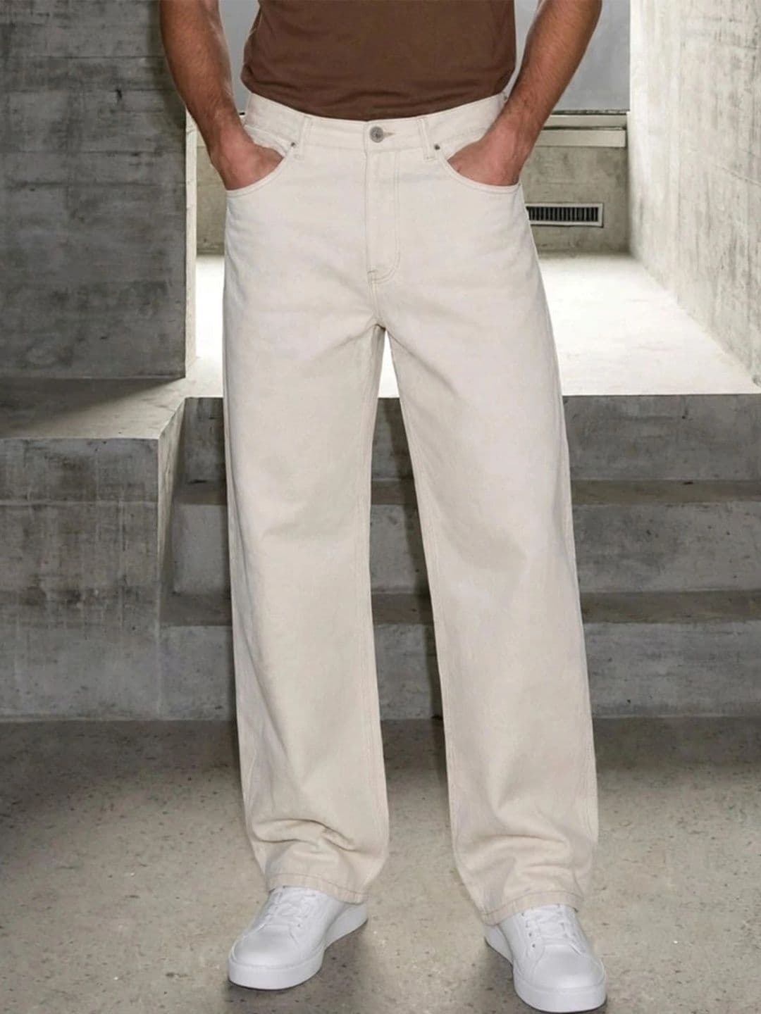 Kook N Keech Men Classic Regular Fit Mid-Rise Stretchable Jeans - view 1