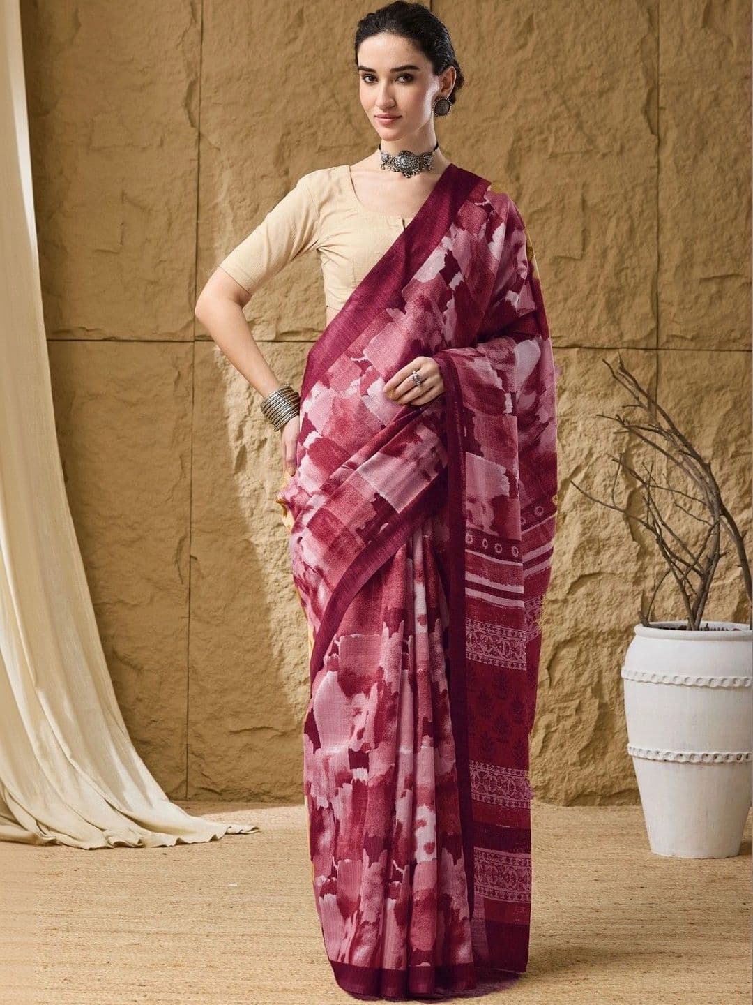 Suha Silk Blend Saree - view 1