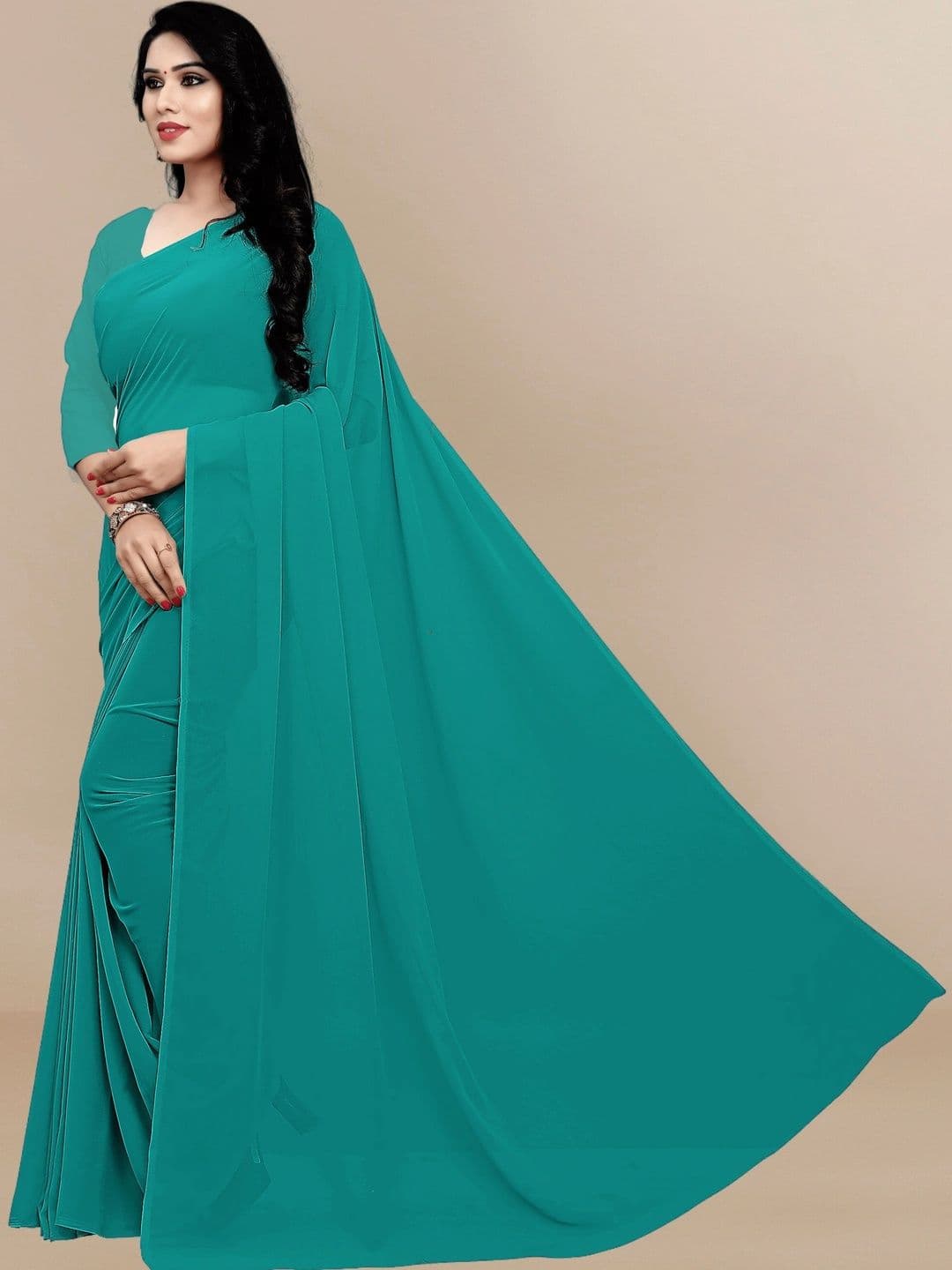 Sangria Pure Georgette Designer Saree thumbnail 3