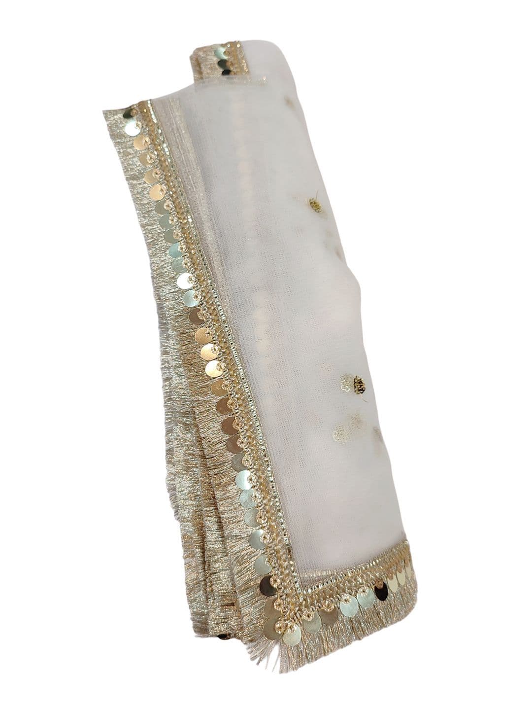Navti Creations Embroidered Net Dupatta with Sequinned thumbnail 7