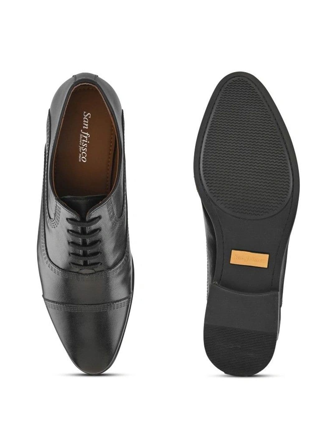 San Frissco Men Pointed Toe Lace-Ups Formal Oxfords Shoes thumbnail 7