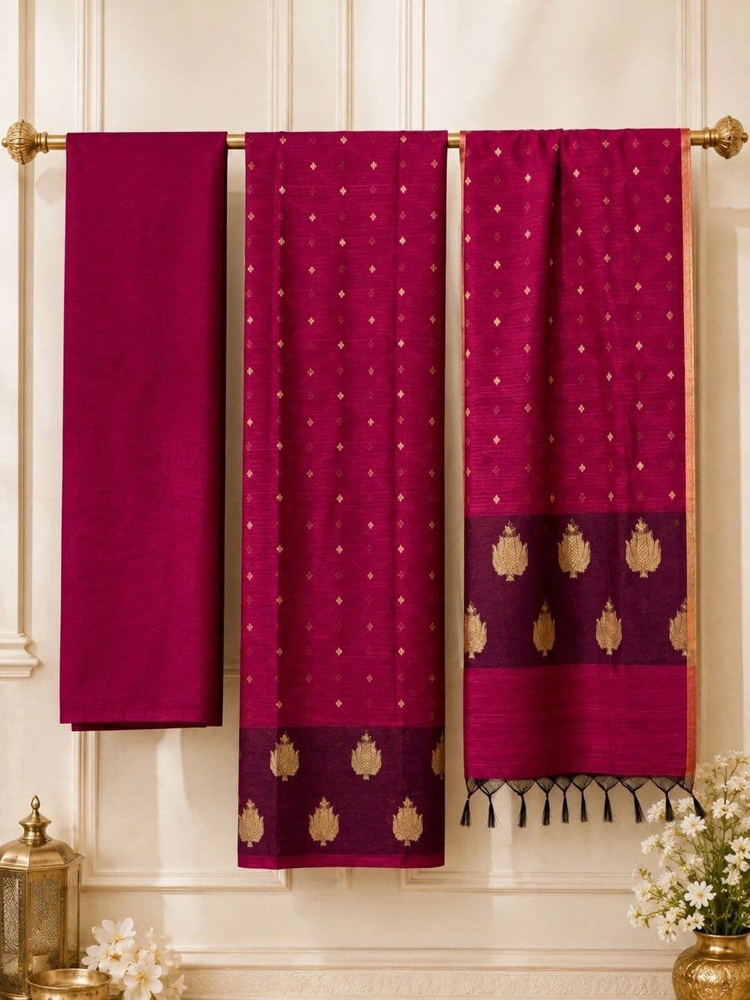 Krishna Tanna Unstitched Dress Material - view 1