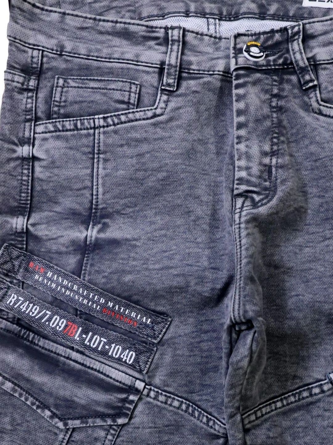 GEX Men Jean Regular Fit Mid-Rise Light Fade Stretchable Jeans thumbnail 4