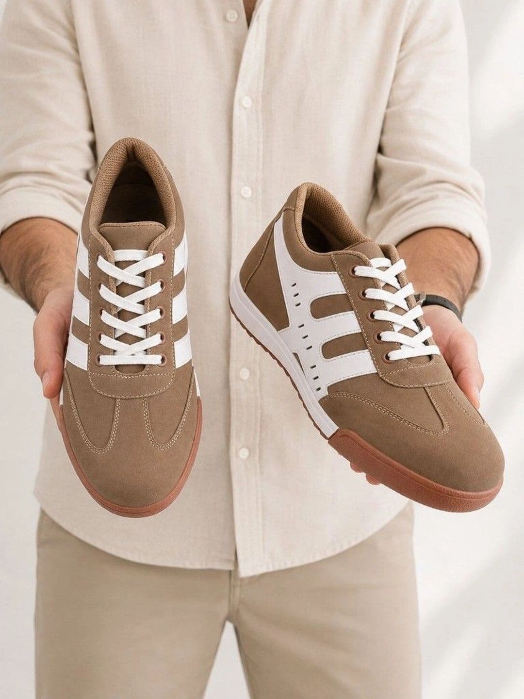 Roadster Men Colourblocked Sneakers - view 1
