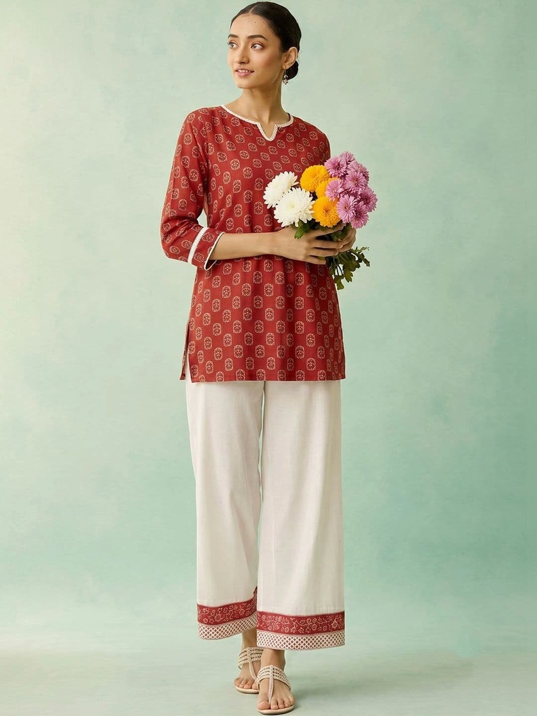 AADVIKA Women Ethnic Motifs Printed Kurta - view 1