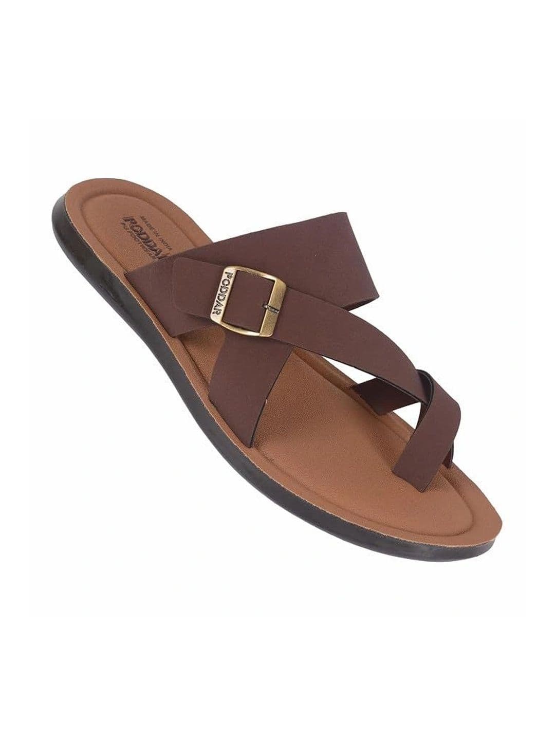 Poddar Men Open Toe Flats with Buckles thumbnail 3
