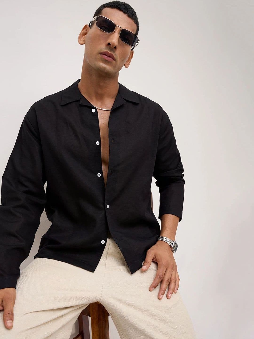 VASTRADO Men Classic Boxy Casual Shirt thumbnail 6