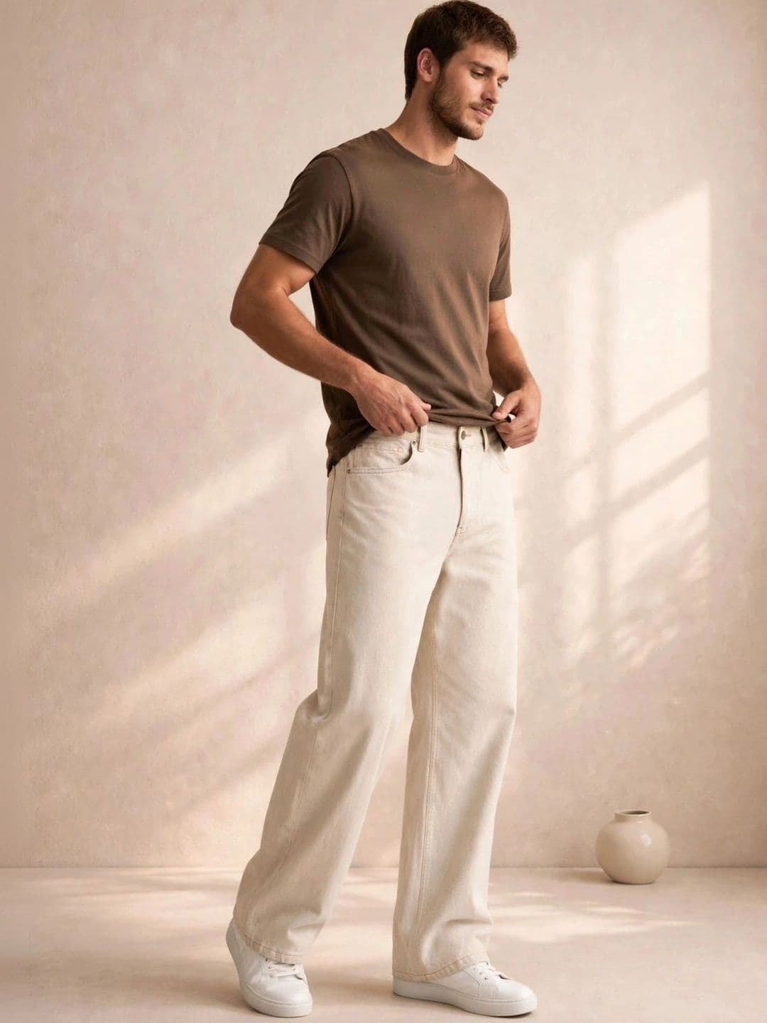 R.Code by The Roadster Life Co. Men Classic Regular Fit Mid-Rise Stretchable Jeans thumbnail 5