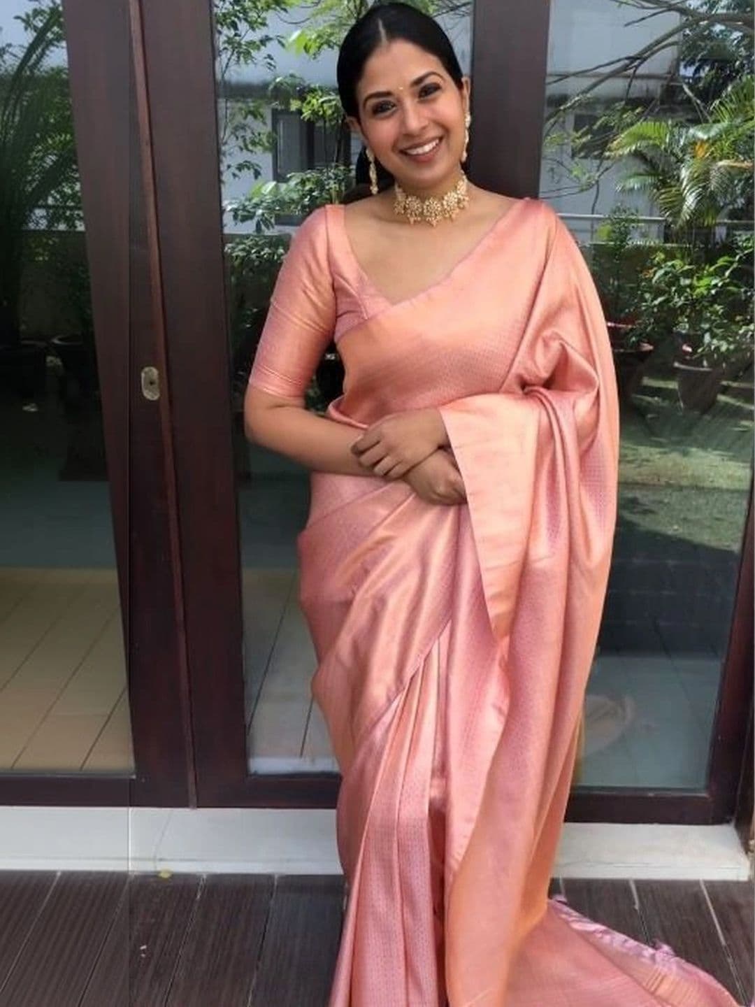 revika Woven Design Art Silk Designer Kanjeevaram Saree thumbnail 6