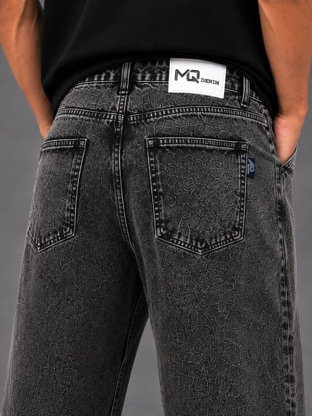 MQ Denim Men Straight Fit Mid-Rise Jeans thumbnail 2