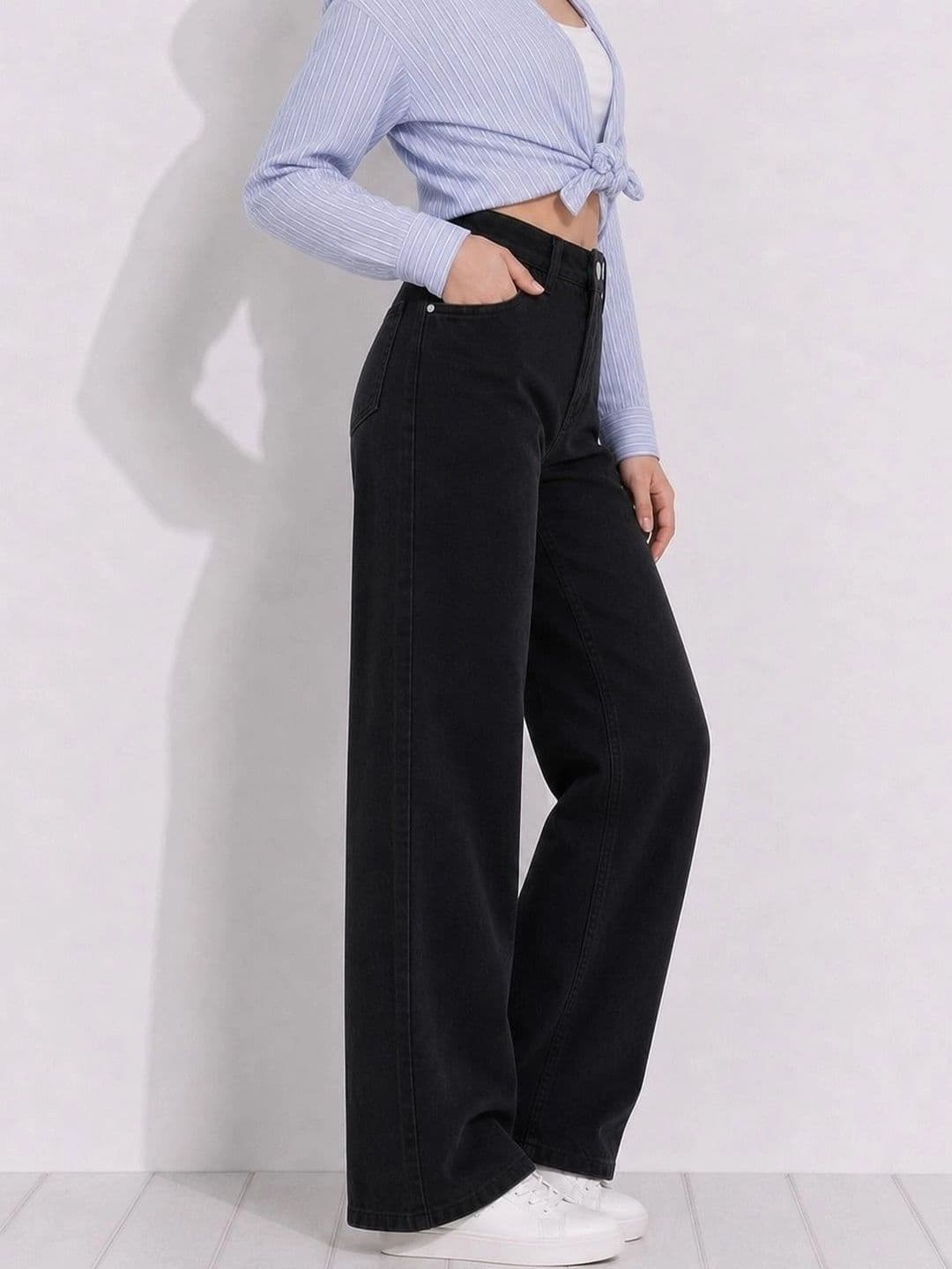 The Roadster Lifestyle Co Women No Fade Clean Look Relaxed Fit Jeans thumbnail 2