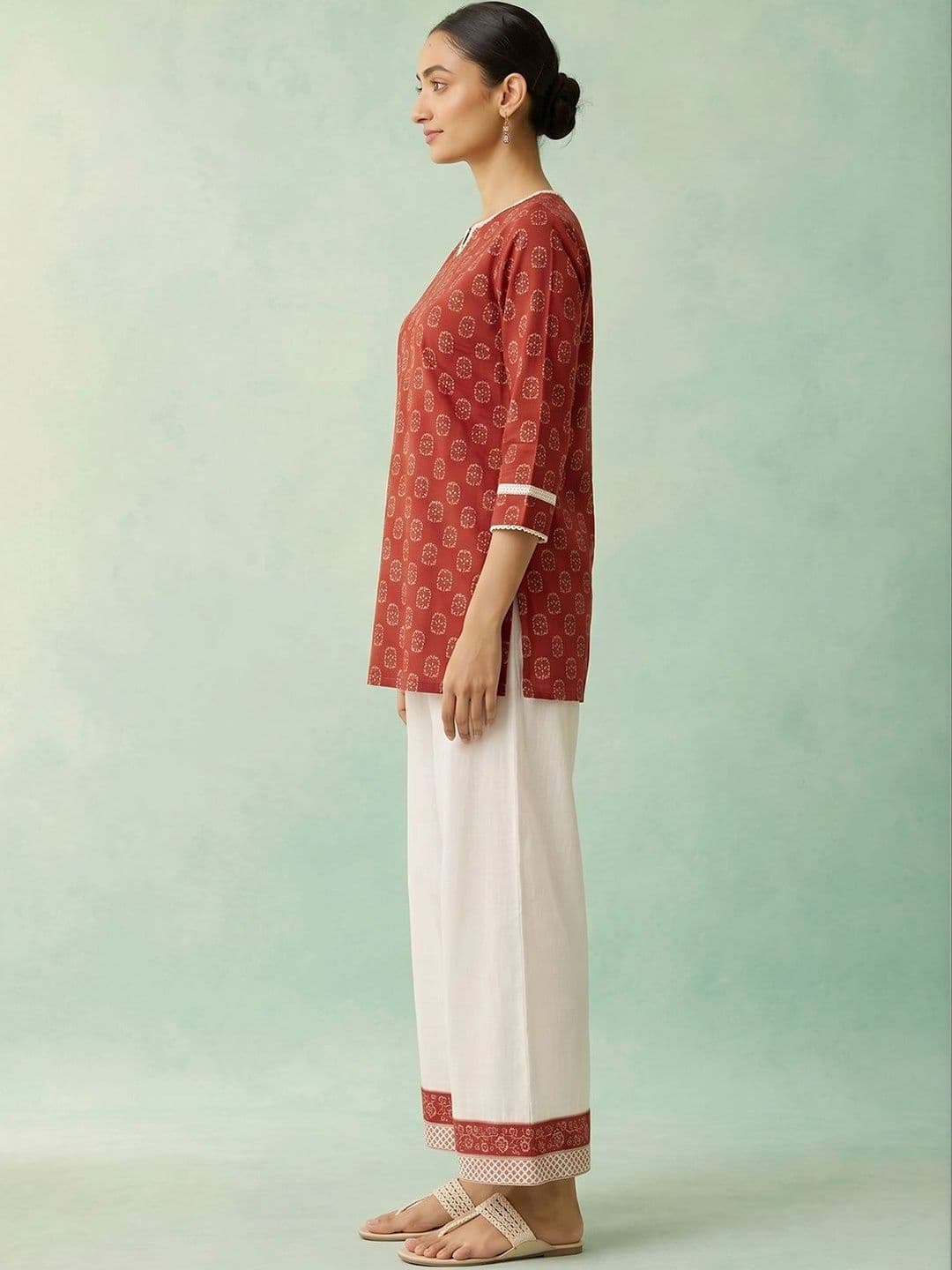 AADVIKA Women Ethnic Motifs Printed Kurta thumbnail 5