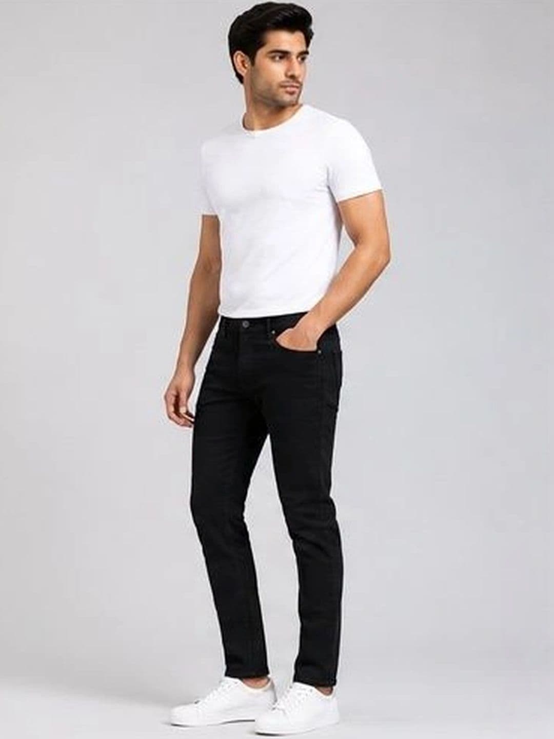 Global Jeans Men Regular Fit Mid-Rise Jeans thumbnail 6