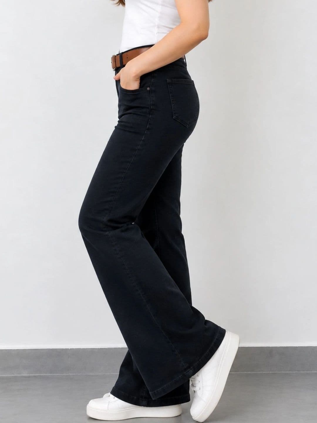 ZENTLY Women Jean Bootcut High-Rise Stretchable Jeans thumbnail 7