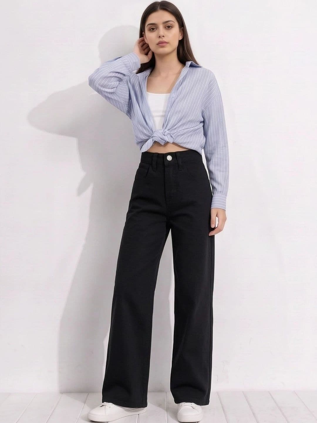 The Roadster Lifestyle Co Women No Fade Clean Look Relaxed Fit Jeans thumbnail 4