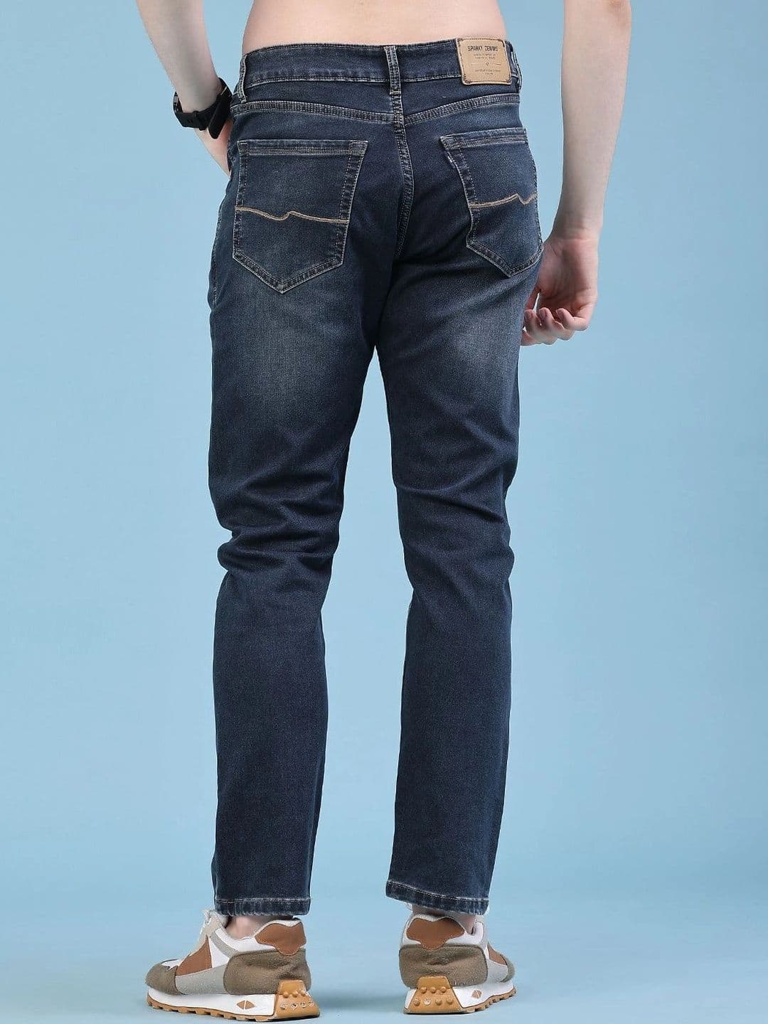 V-Mart Men Regular Fit Mid-Rise Jeans thumbnail 4
