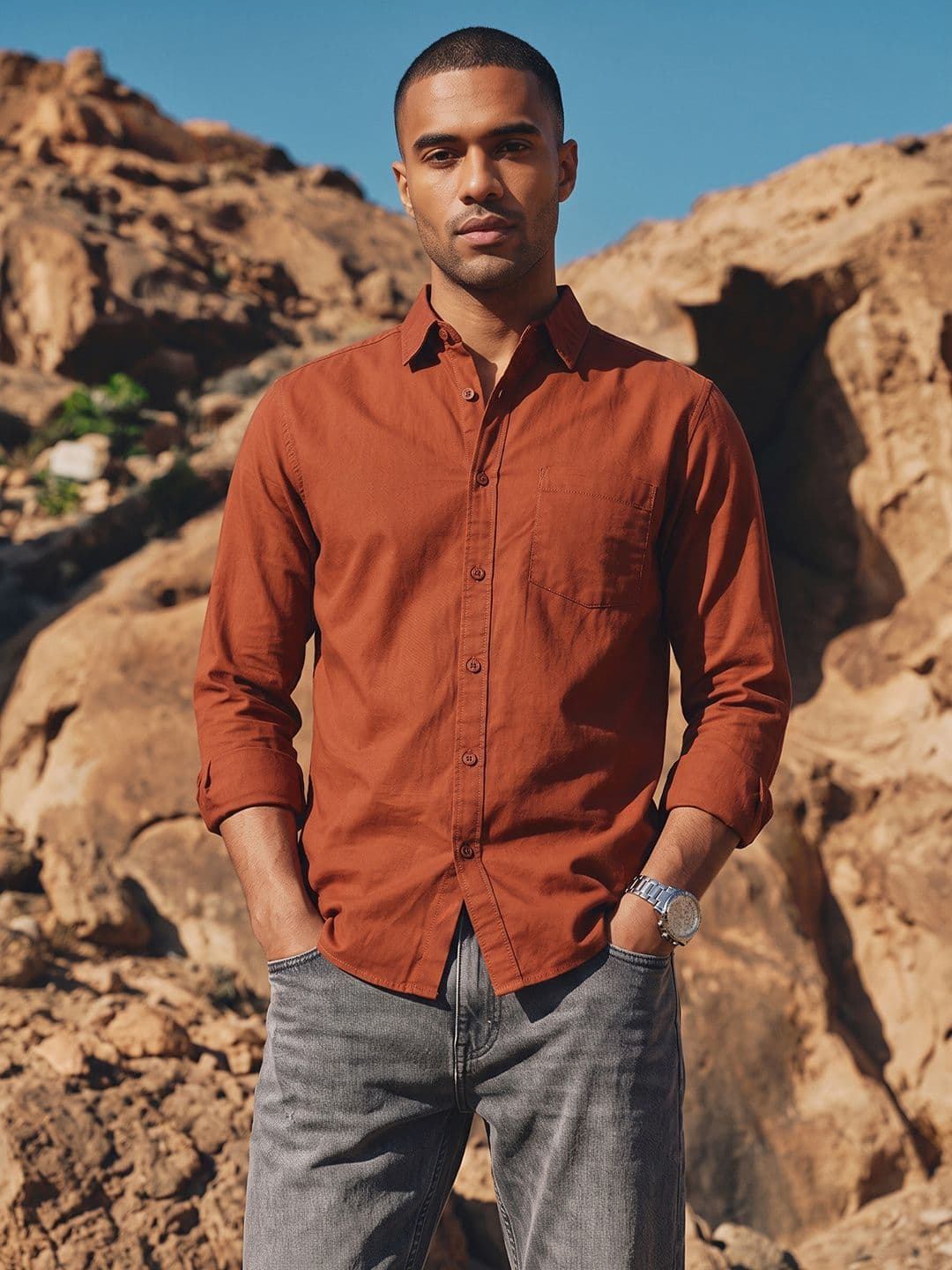 The Roadster Life Co. Pure Cotton Casual Shirt - view 1
