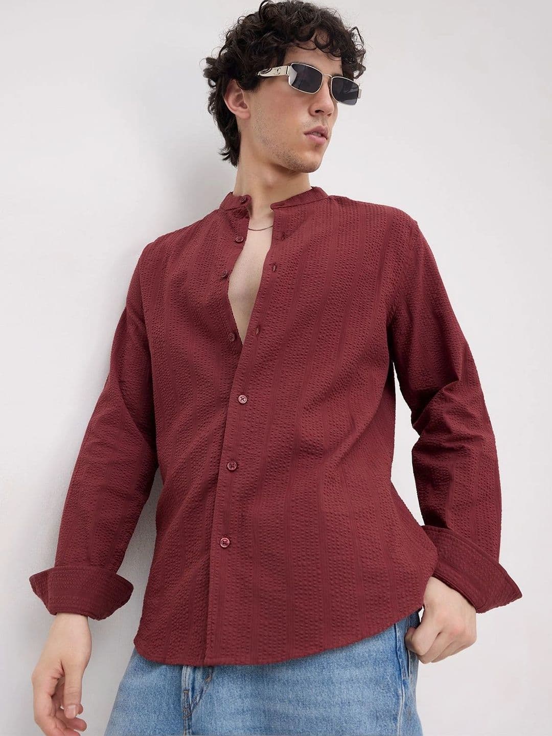 VASTRADO Men Classic Slim Fit Casual Shirt thumbnail 7