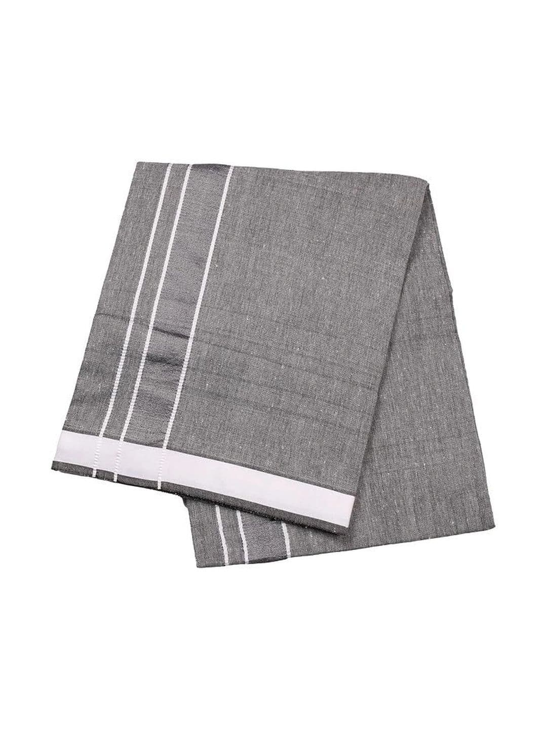 Tharunsha Elite Men Striped Cotton Dhoti Dhotis thumbnail 2
