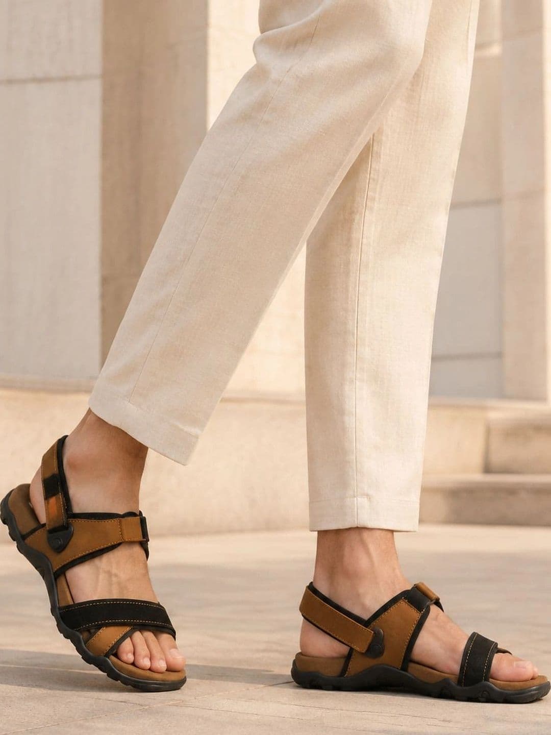 Roadster Men Suede Sandals thumbnail 4