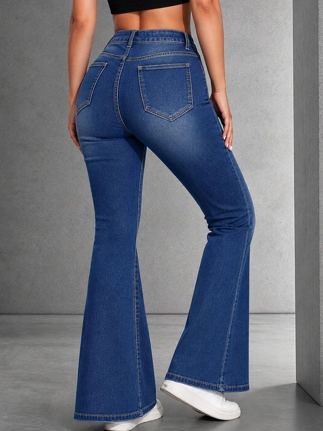 ADBUCKS Women Bootcut High-Rise Stretchable Jeans thumbnail 3