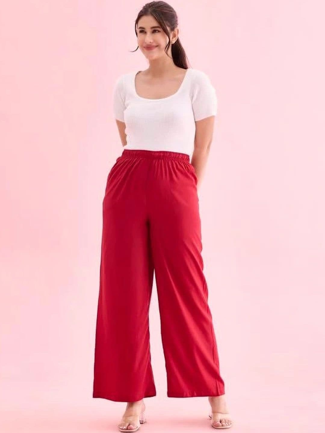 Lomiraa Women Knitted Palazzos - view 1