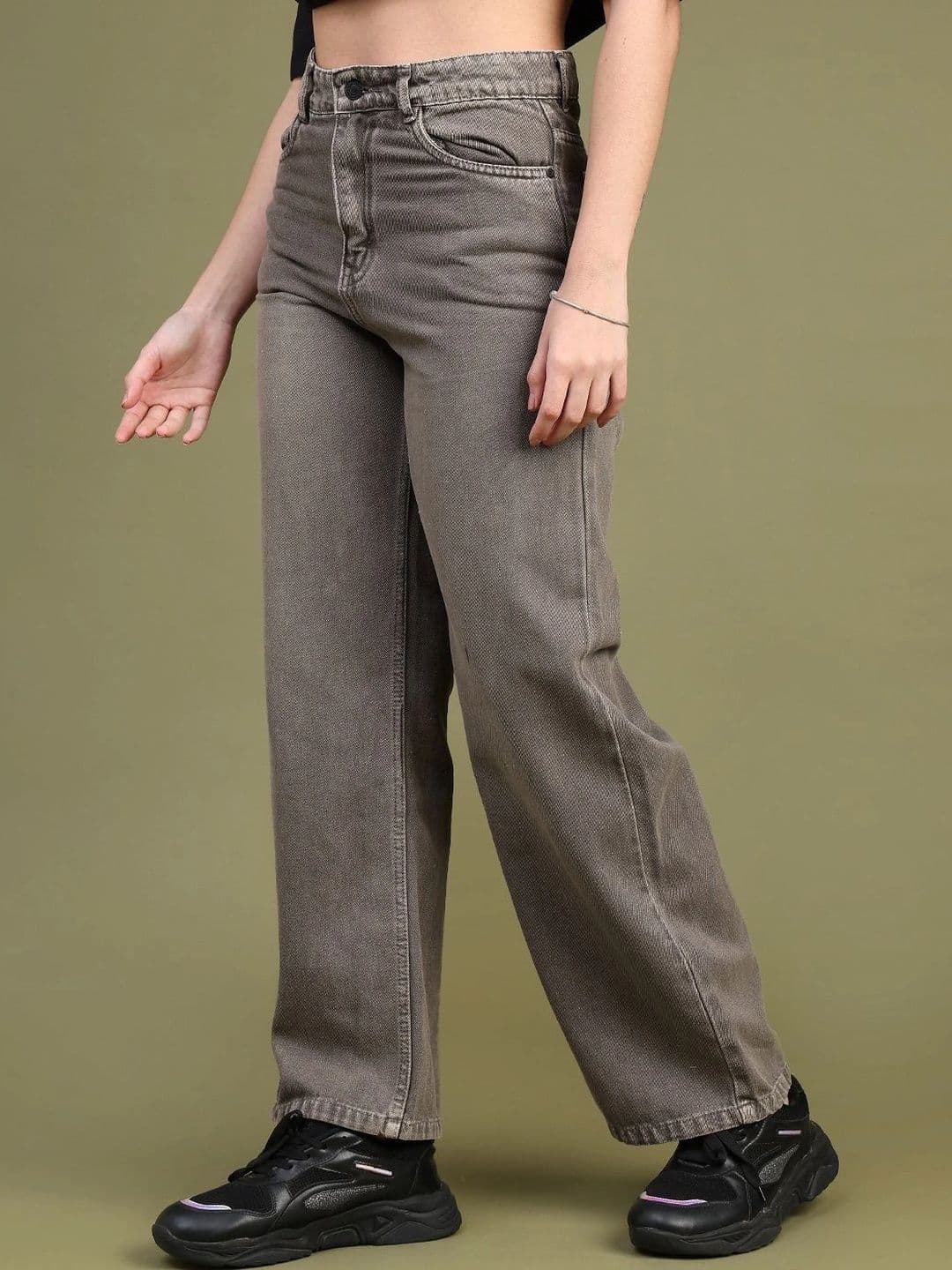 LIMEROAD Women Regular Fit Mid-Rise Jeans thumbnail 3