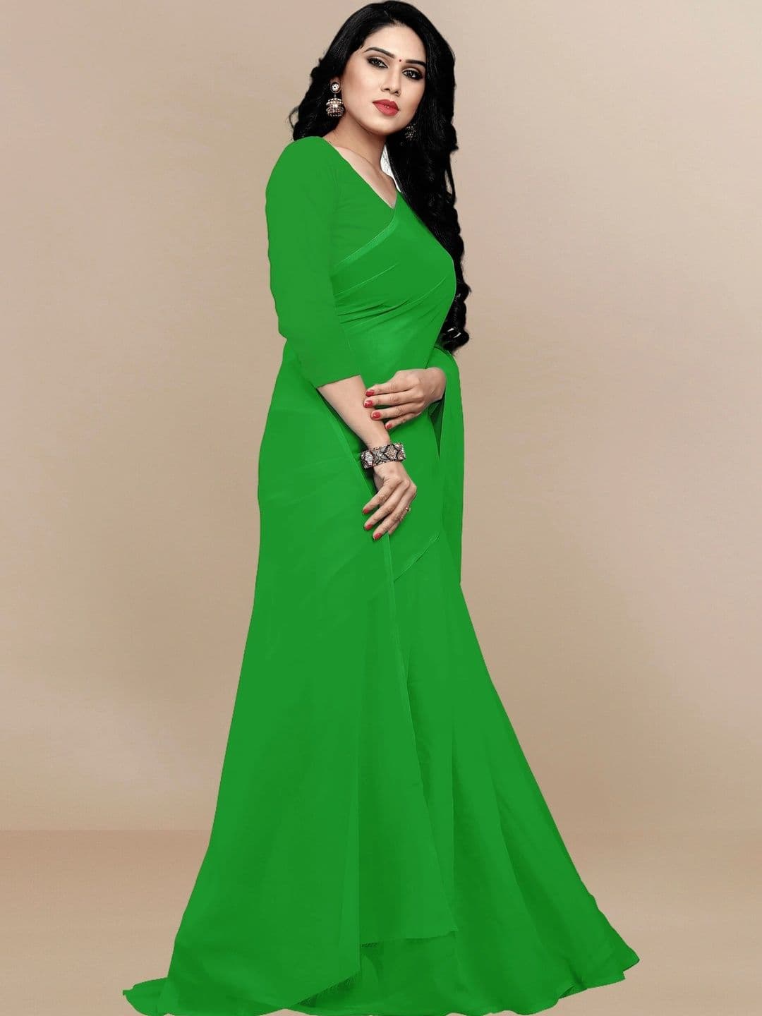 Sangria Pure Georgette Designer Saree thumbnail 3