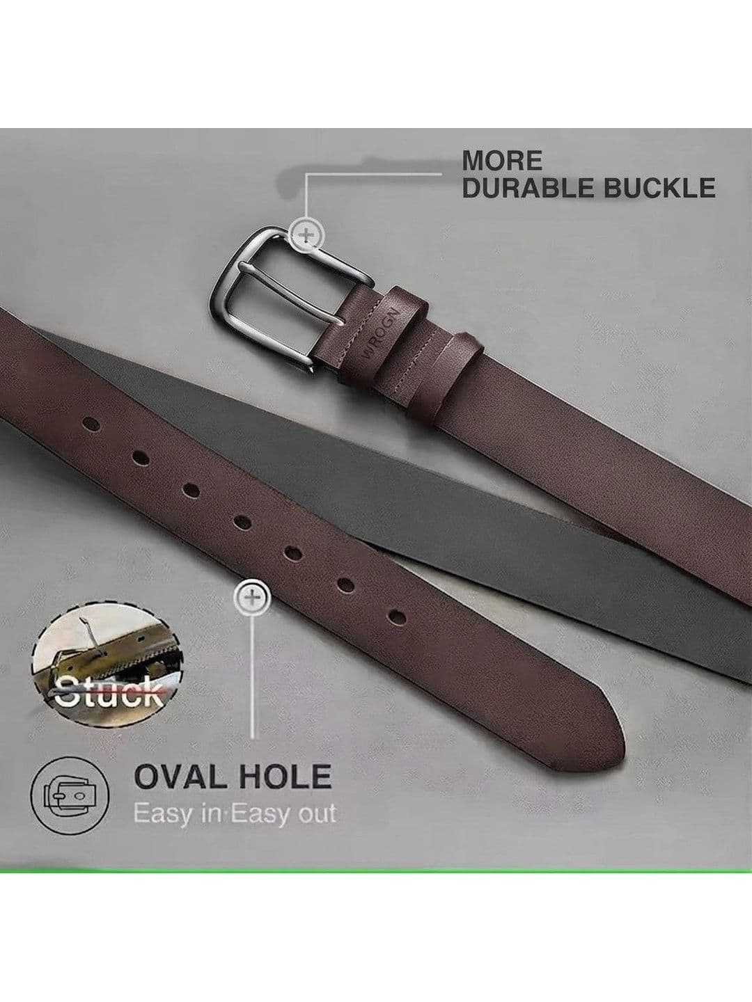 WROGN Men Leather Belt thumbnail 4
