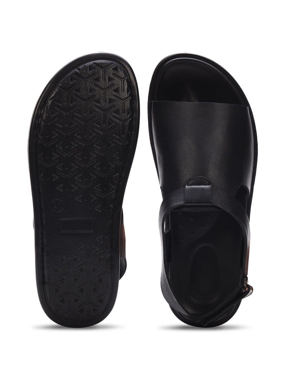 Mardi Gras Men Leather Comfort Sandals thumbnail 5