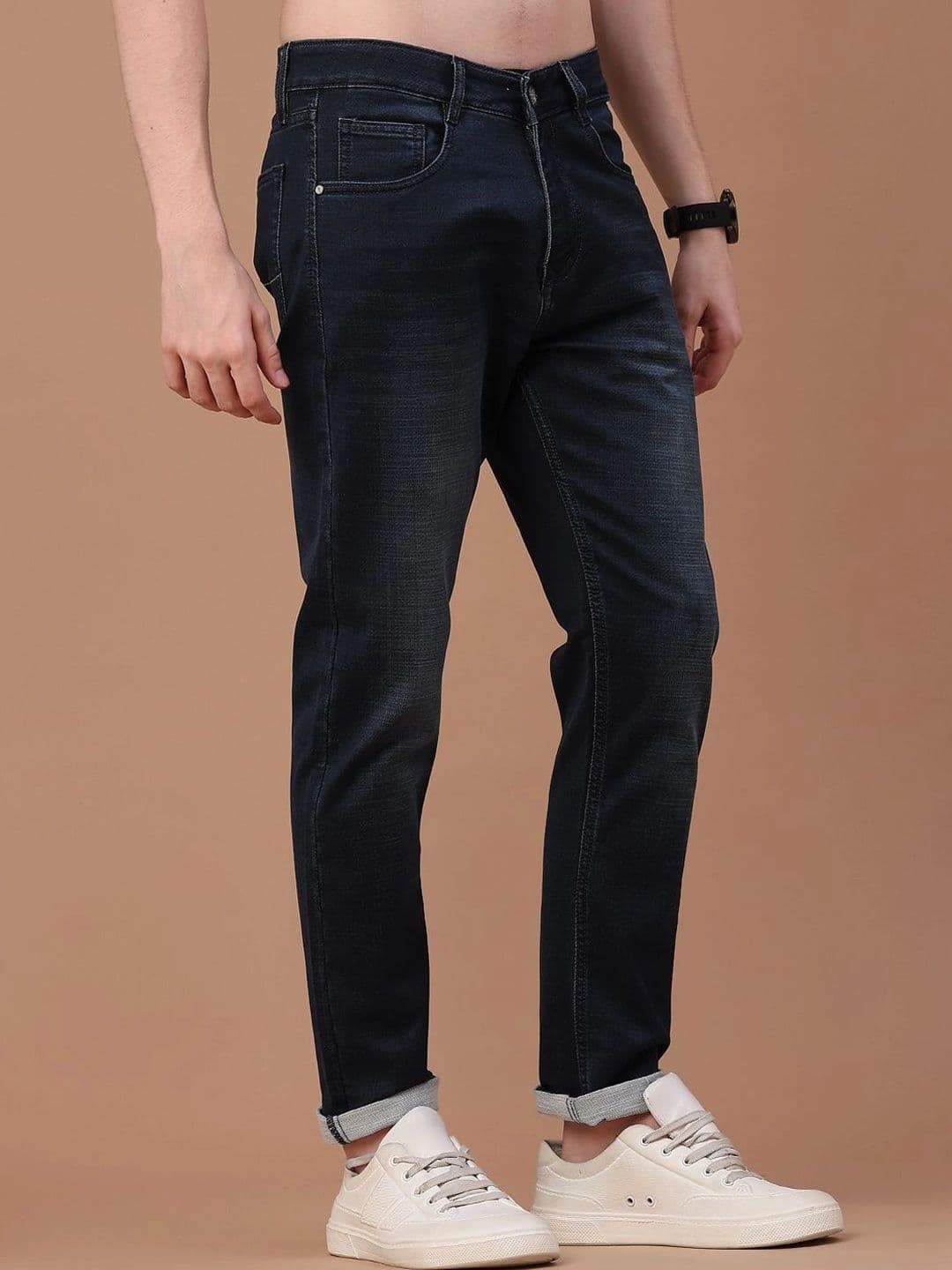 V-Mart Men Regular Fit Mid-Rise Jeans thumbnail 4