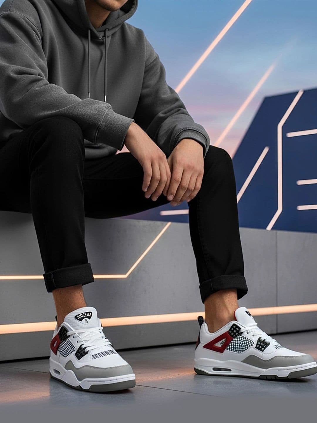 Aircum Men Mesh Running Shoes thumbnail 6