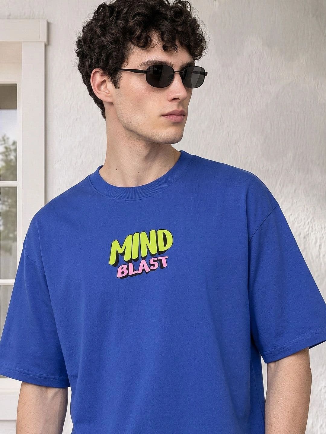 VEIRDO Men Printed Pure Cotton T-shirt thumbnail 7