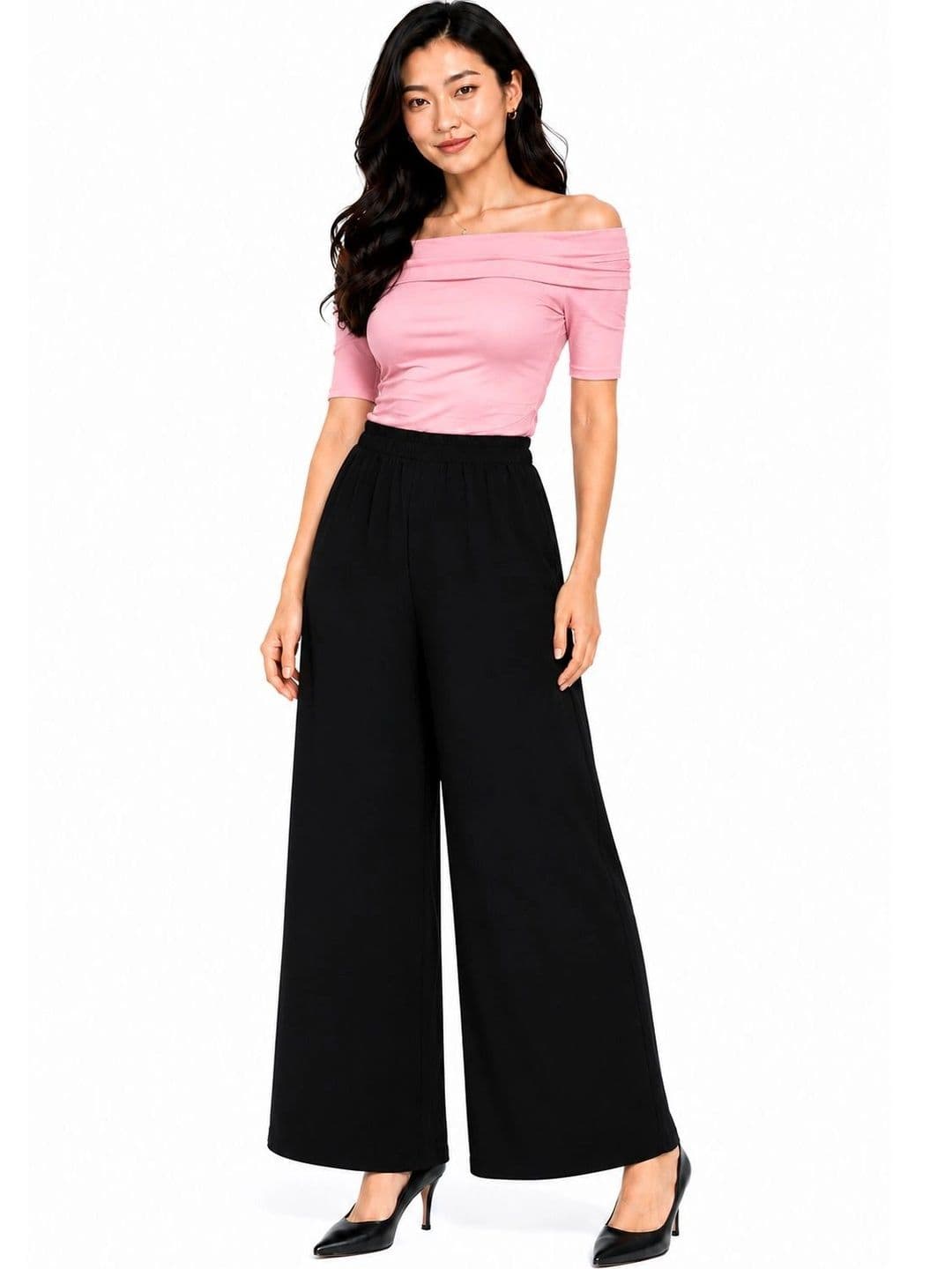 Threadbloom Women Knitted Palazzos thumbnail 3