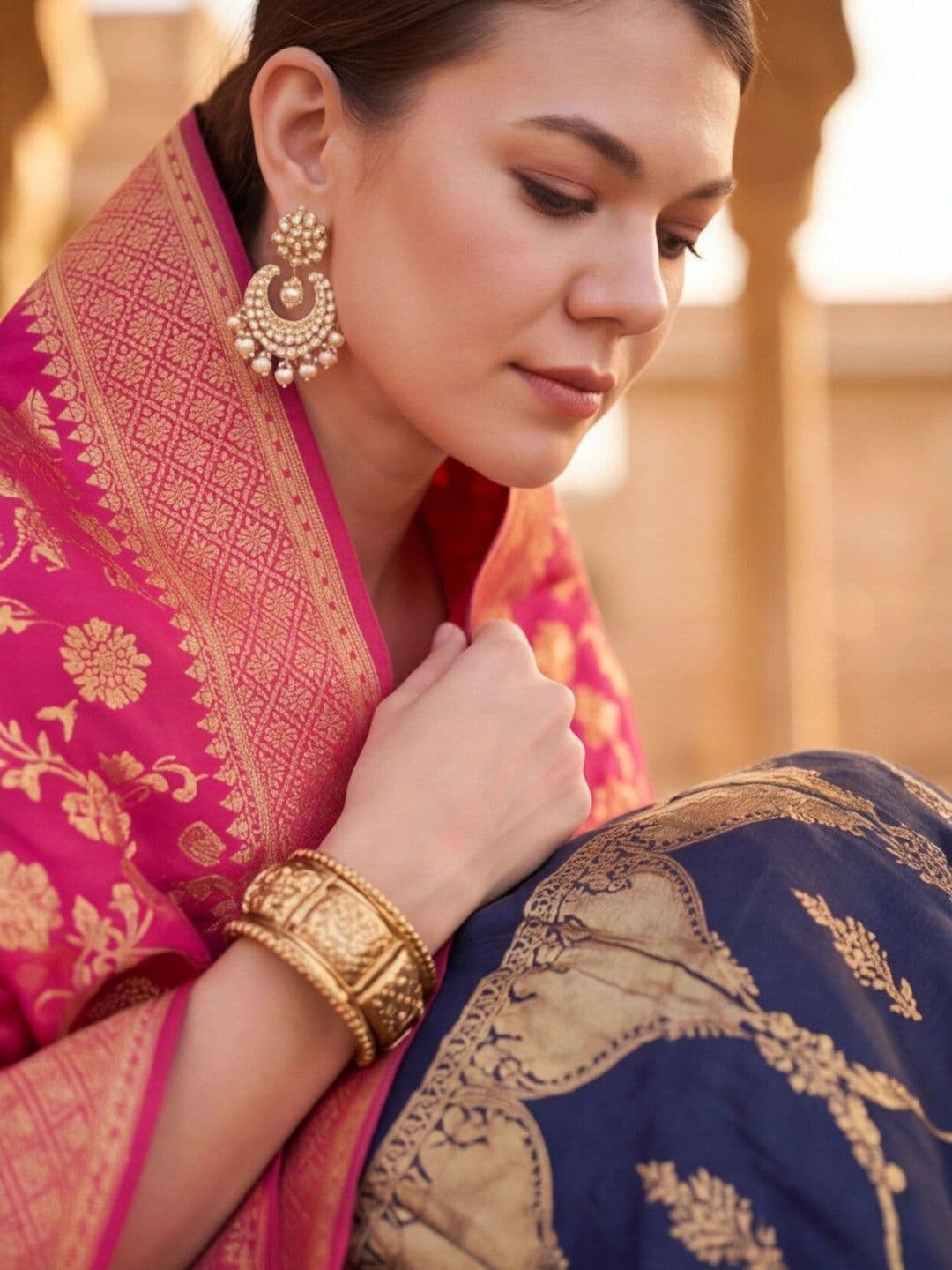 Mitera Semi-Stitched Lehenga & Unstitched Blouse With Dupatta thumbnail 5