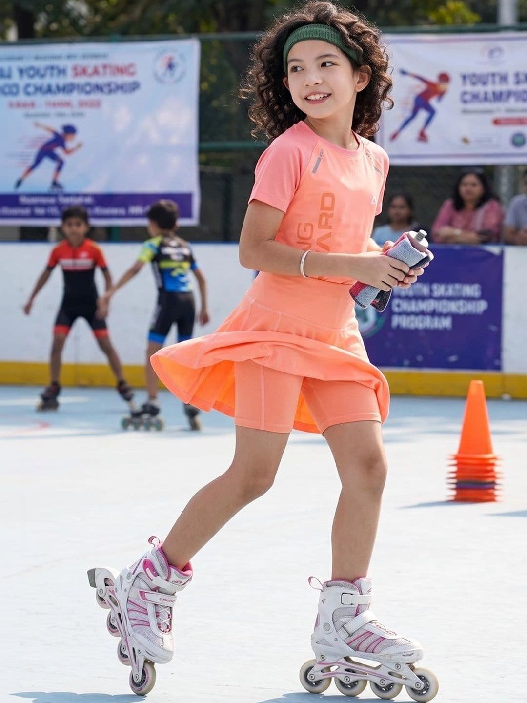 APPALUZO Girls Mid Rise Skorts thumbnail 5