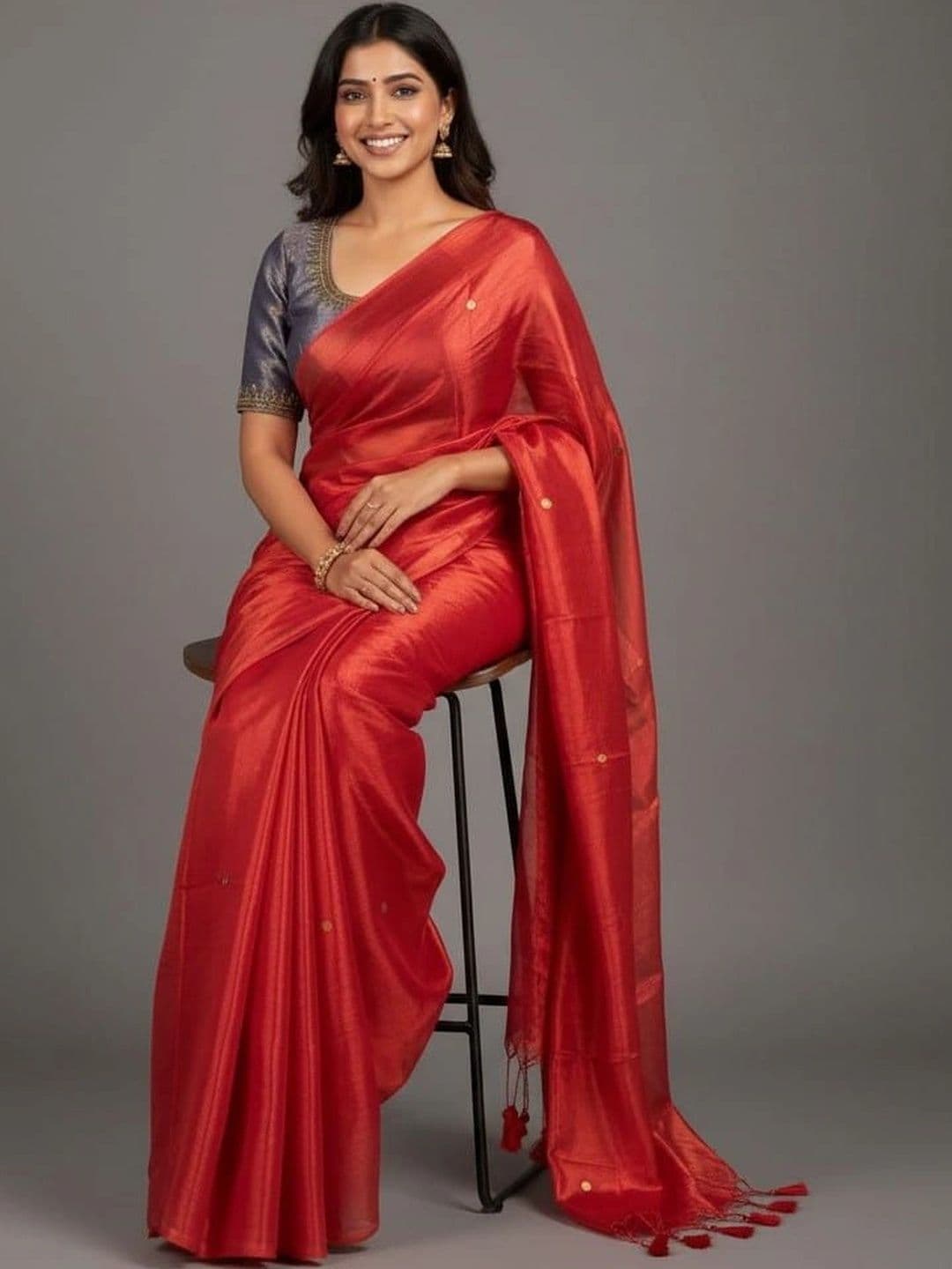 BongAp Women Best Design Khadi Saree thumbnail 4