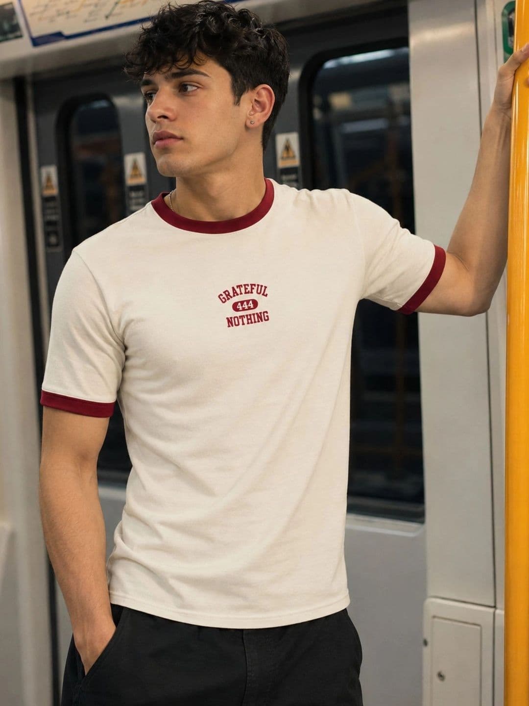 Maniac Men Typography Printed T-shirt - view 1