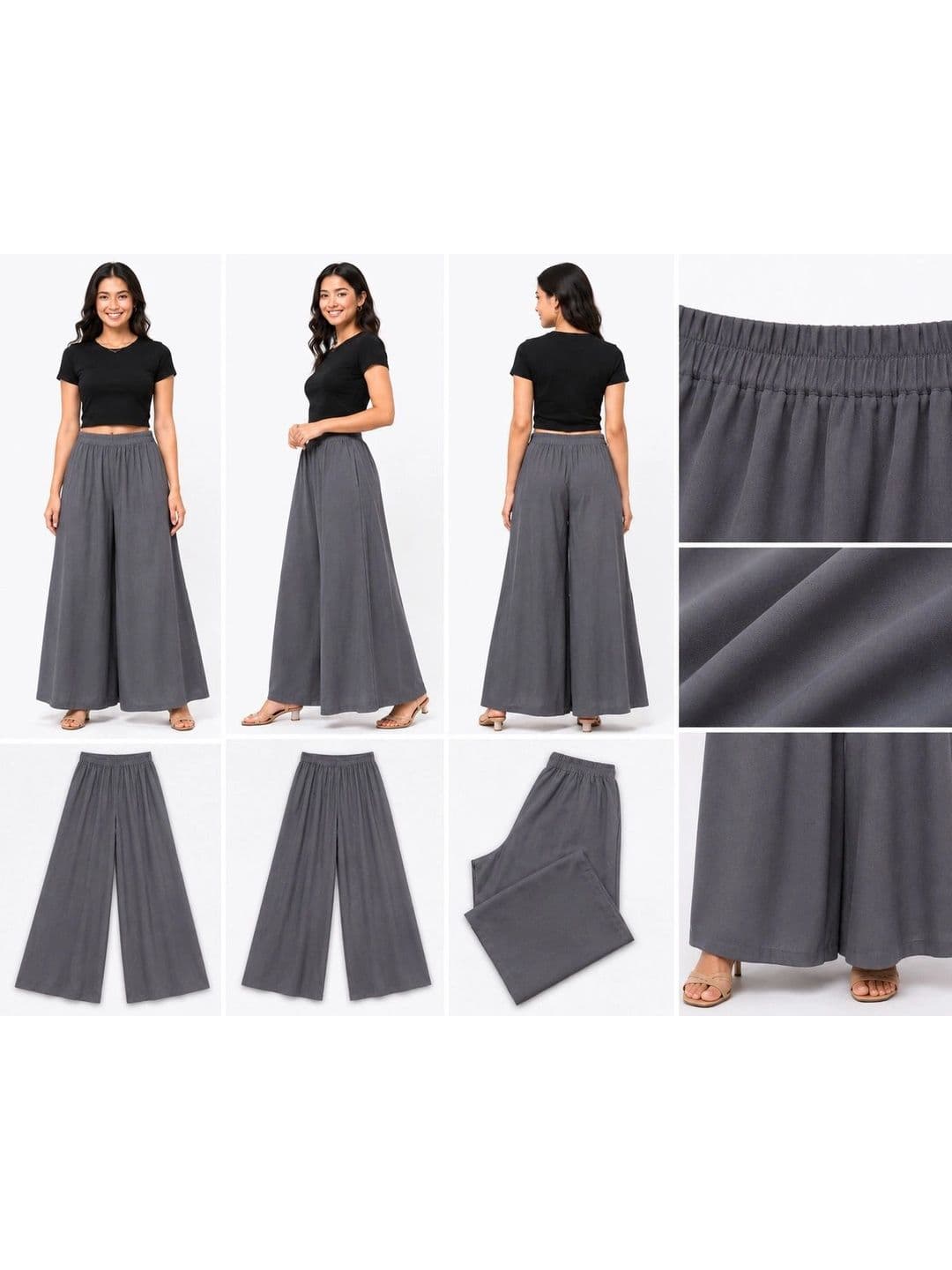Threadbloom Women Knitted Ethnic Palazzos thumbnail 3