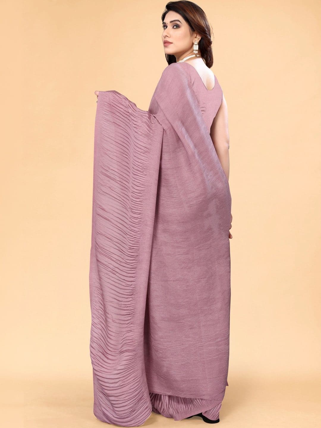 Sangria Woman Poly Chiffon Designer Leheriya Saree thumbnail 2