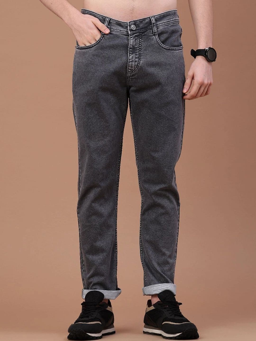 V-Mart Men Regular Fit Mid-Rise Jeans - view 1