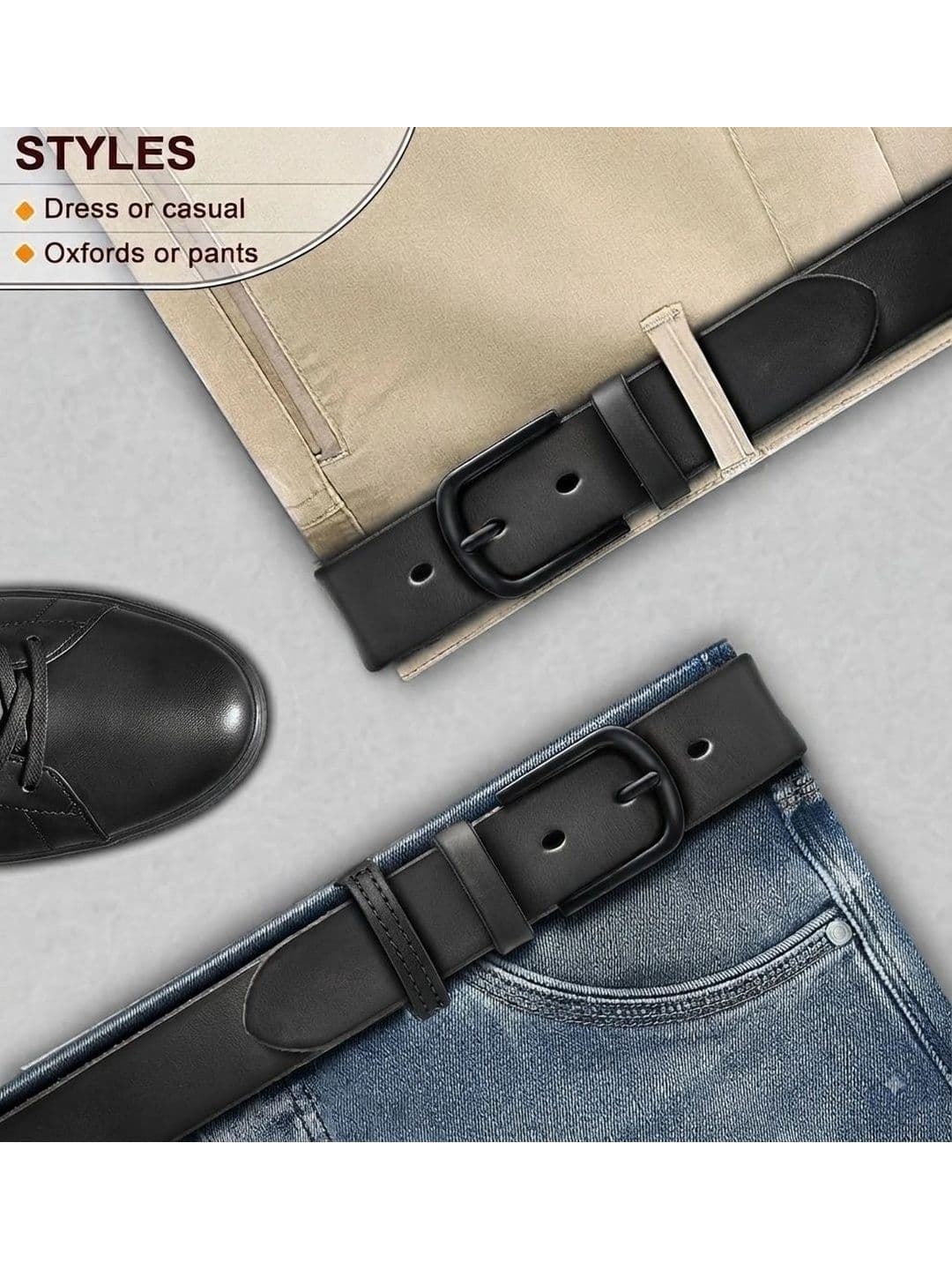 WROGN Men Textured Leather Belt thumbnail 3