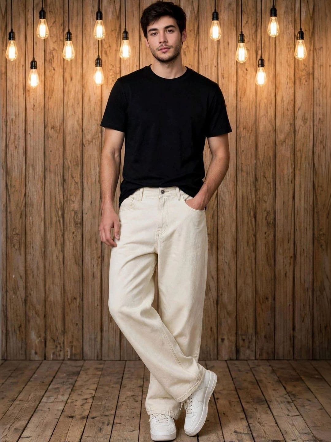 Kook N Keech Men Classic Regular Fit Mid-Rise Stretchable Jeans thumbnail 2