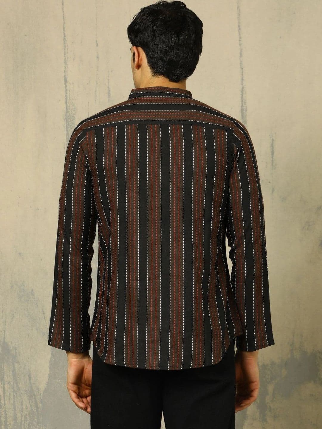 Anouk Men Striped Kurta thumbnail 6