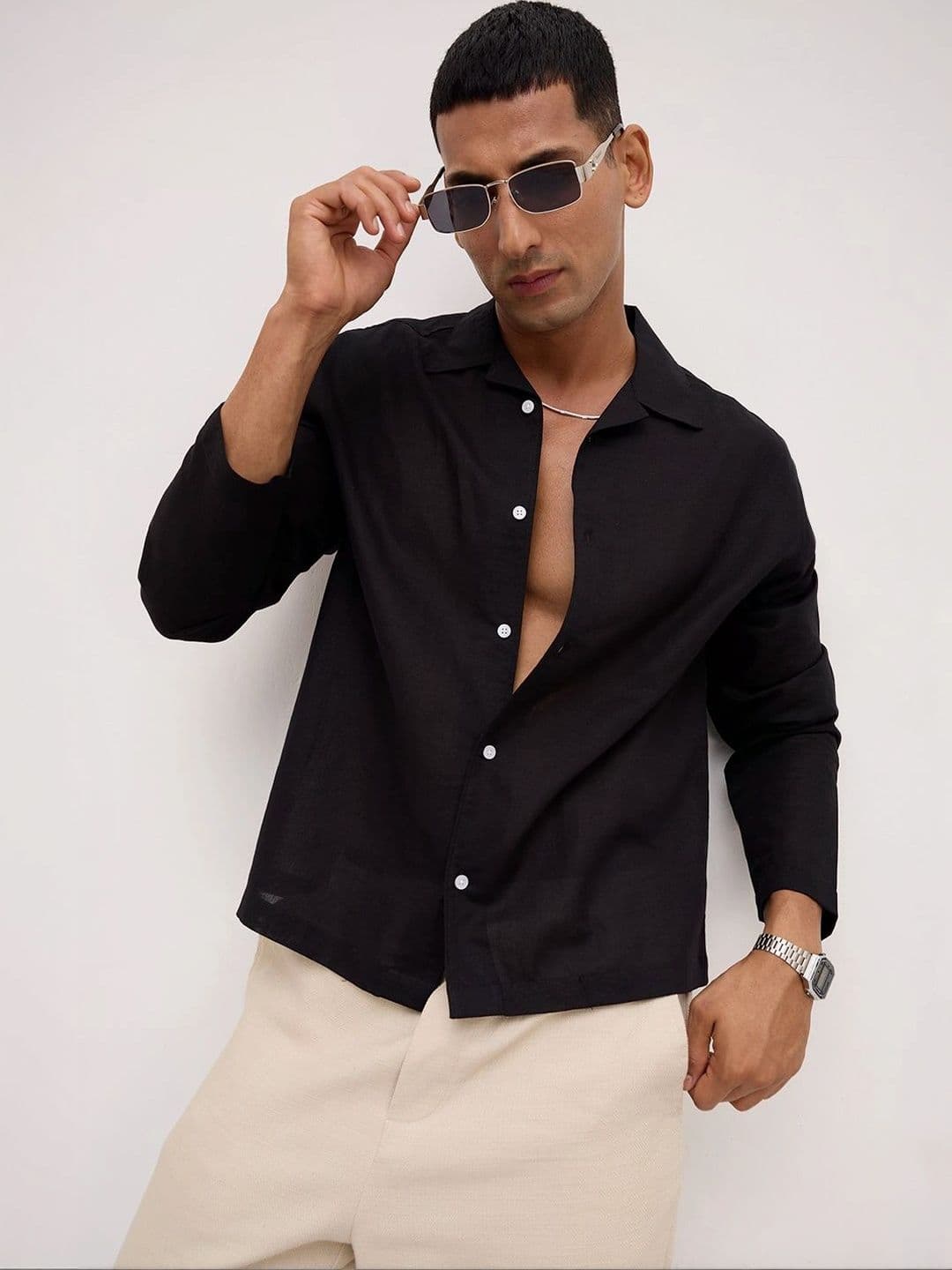 VASTRADO Men Classic Boxy Casual Shirt - view 1