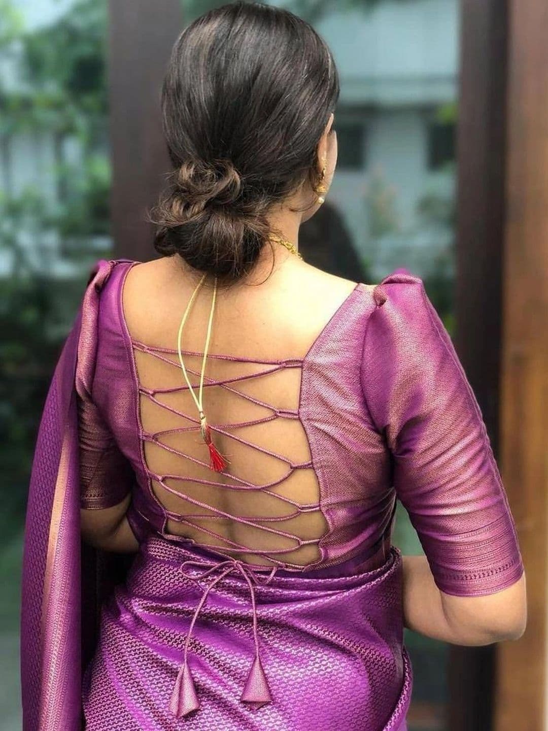 revika Woven Design Zari Art Silk Designer Kanjeevaram Saree thumbnail 4