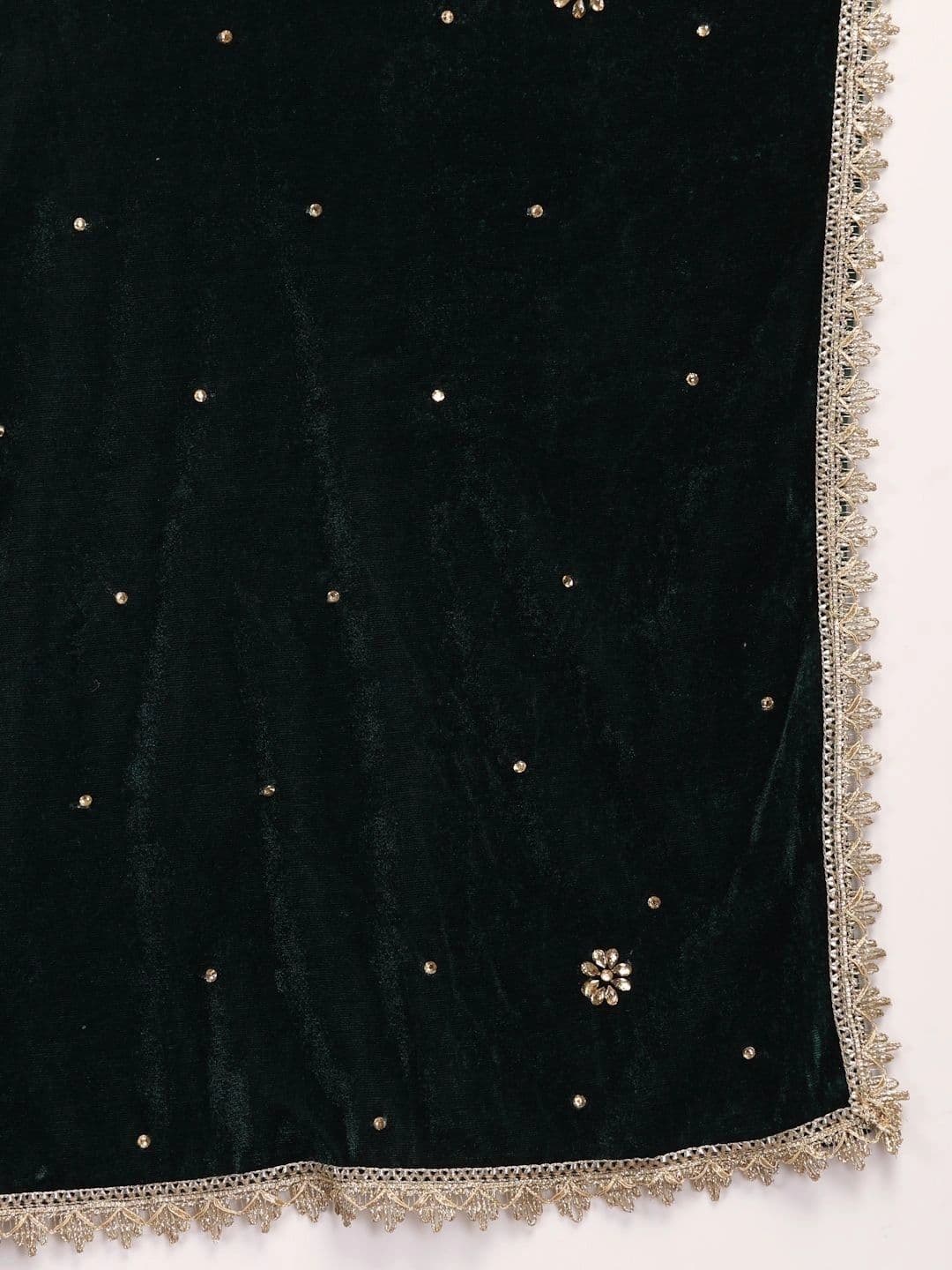Clora Creation Velvet Dupatta with Sequinned thumbnail 6