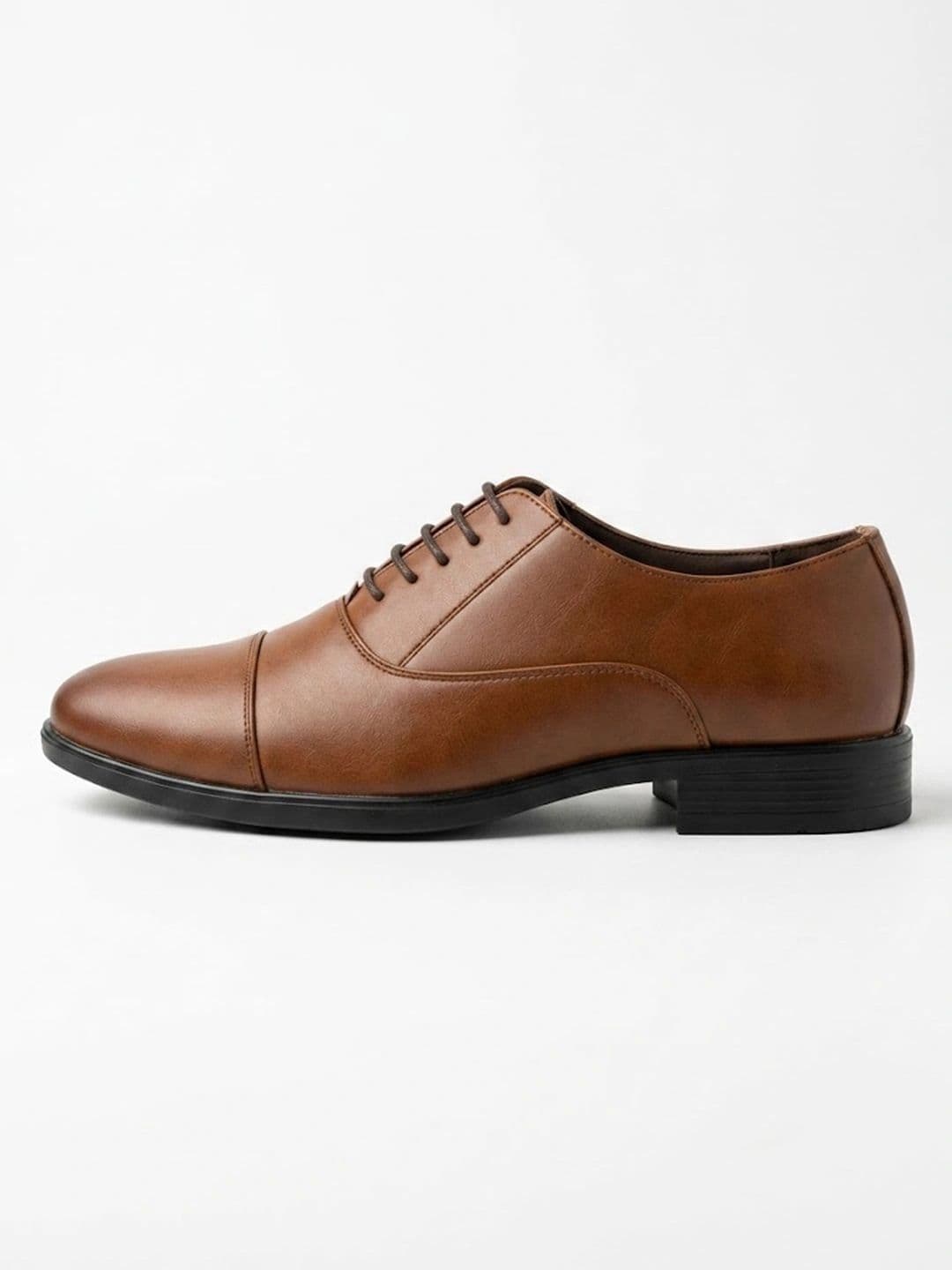House of Pataudi Men Round Toe Lace-Ups Derbys Formal Shoes thumbnail 2